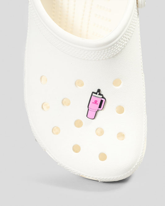 Pink Water Bottle Jibbitz para crocs