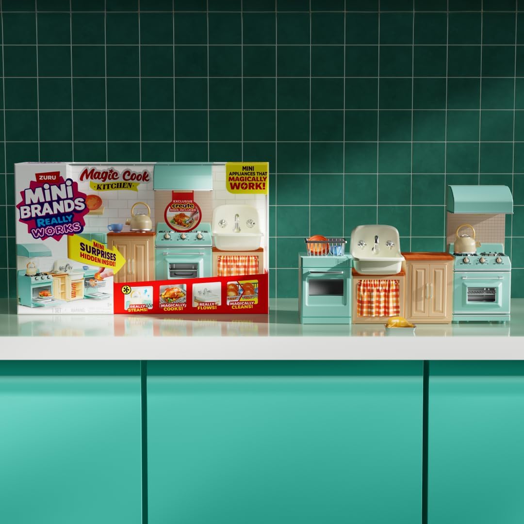 Mini Brands Magic Cook Kitchen Playset By ZURU