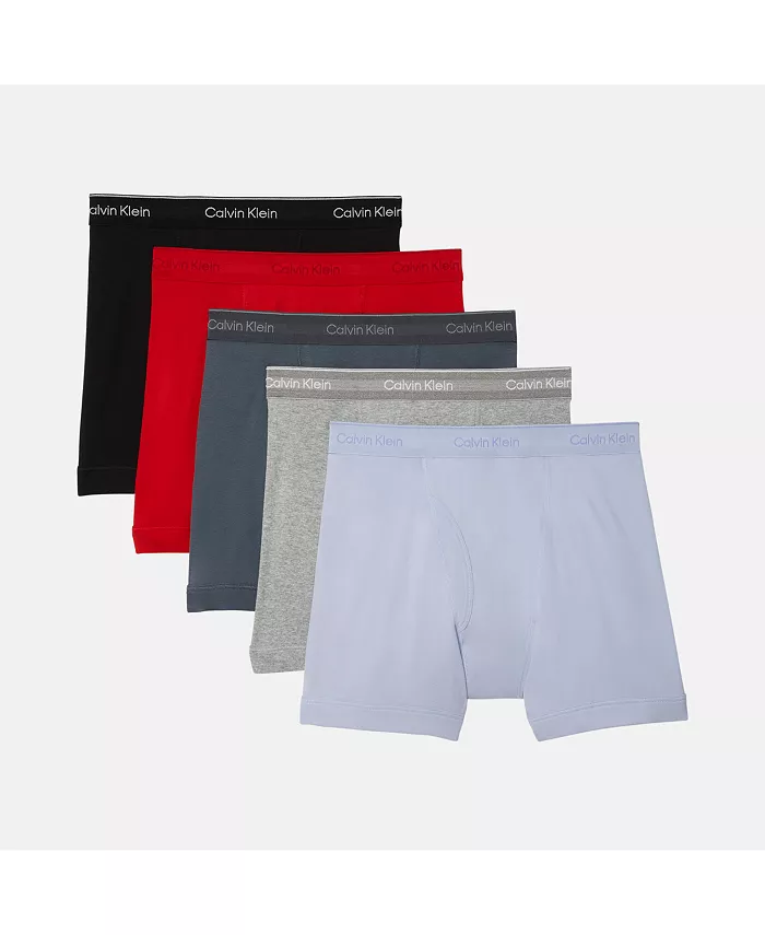 Calvin Klein Men's 5-Pack Cotton Classic Boxer Briefs Underwear