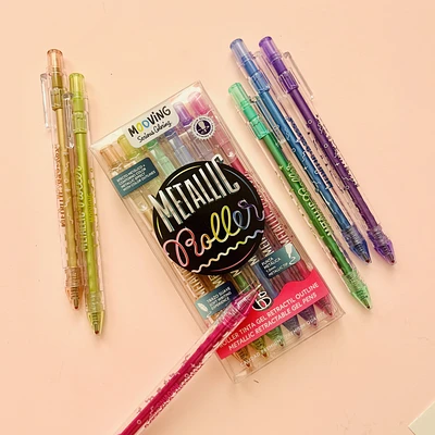 Metallic Roller Pens by Mooving x6