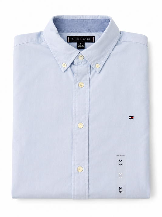 Camisa manga corta Tommy Hilfiger azul