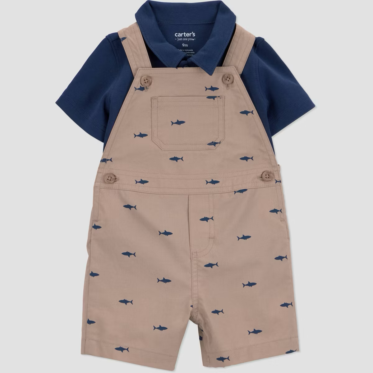 Carter's Just One You® Baby Boys' Shark Shortalls