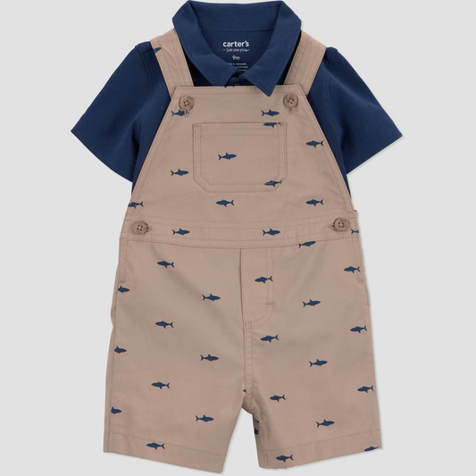 Carter's Just One You® Baby Boys' Shark Shortalls