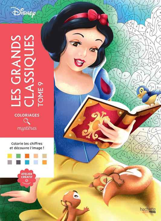 Coloriages mystères Disney - Les Grands classiques Tome 9