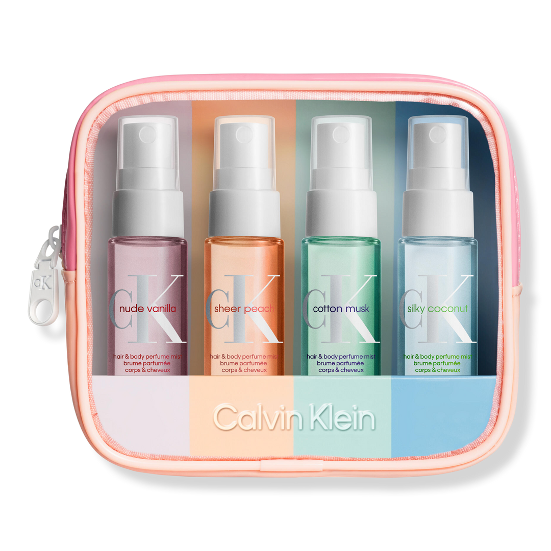 Calvin Klein Hair and Body Perfume Mist 4-Piece Layering Gift Set