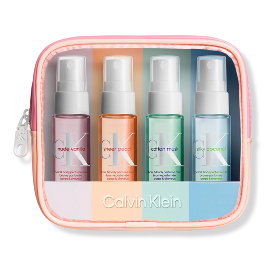 Calvin Klein Hair and Body Perfume Mist 4-Piece Layering Gift Set