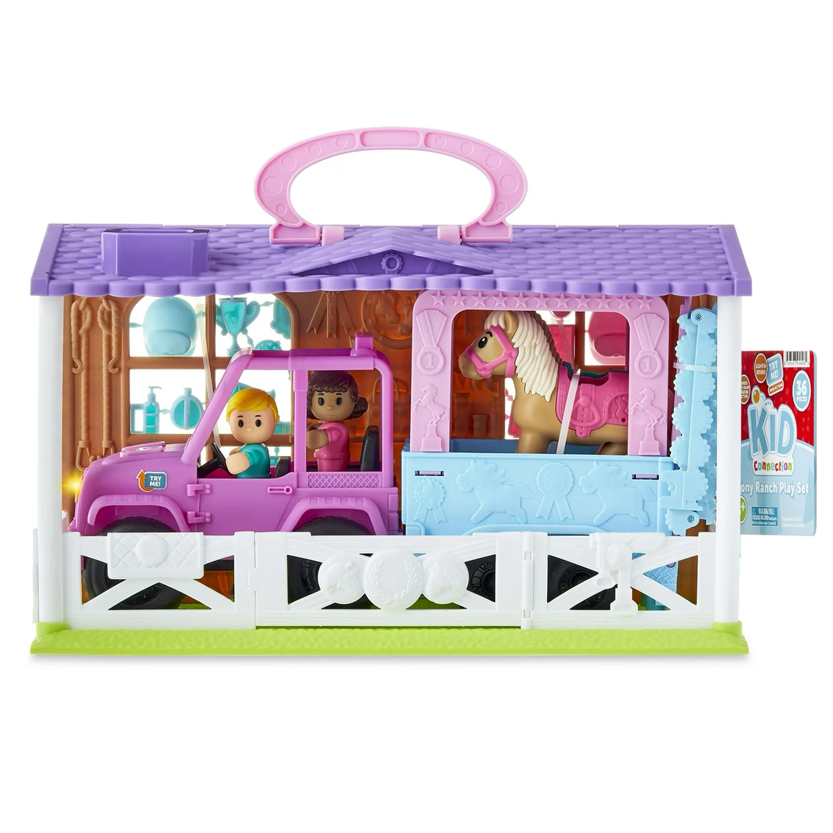 Kid Connection Pony Ranch Play Set with Lights and Sounds