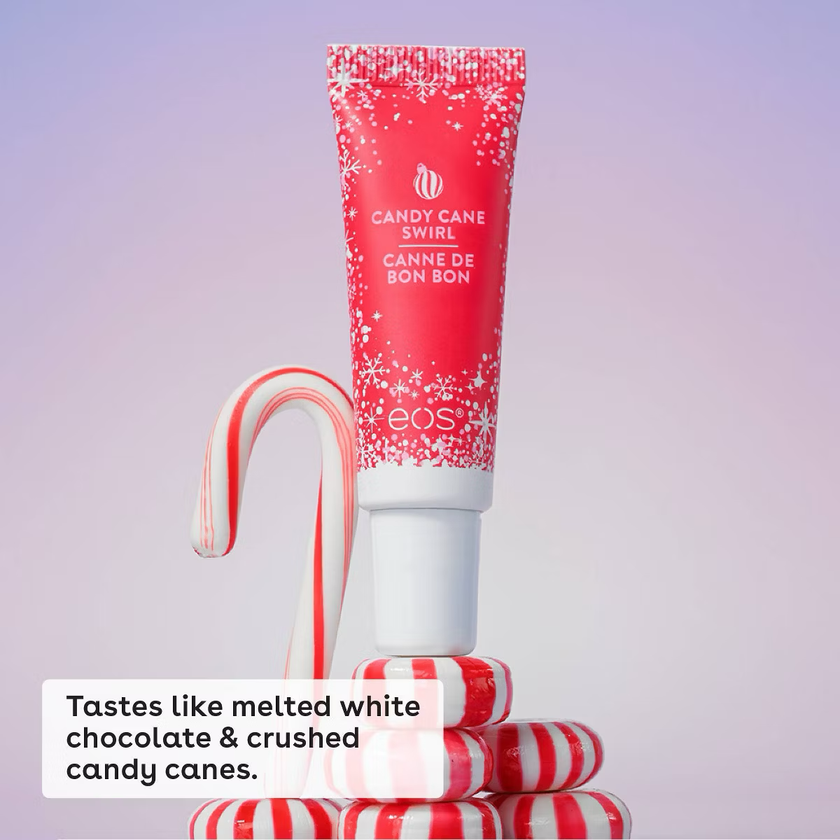 eos Holiday Super Balm - Candy Cane Swirl