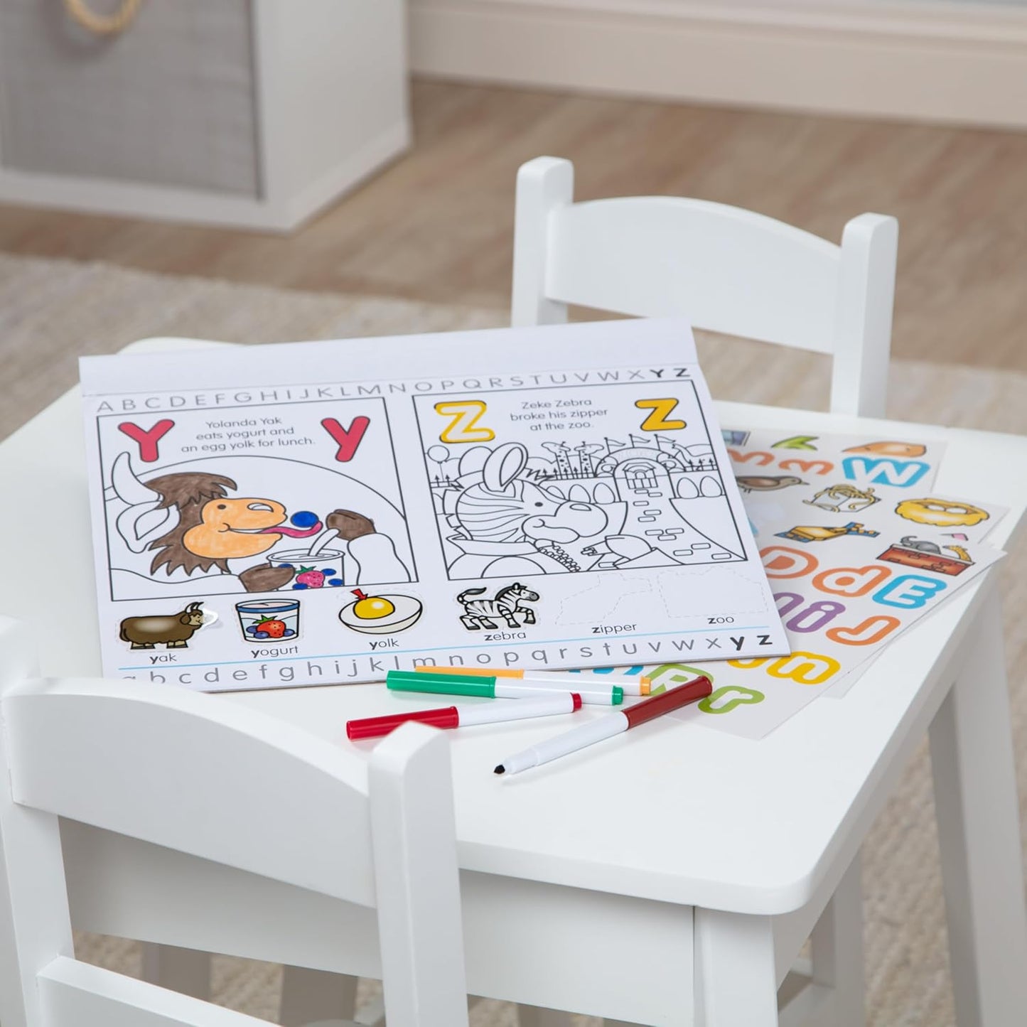 Melissa & Doug Activity Pads  Alfabeto, Colores & Figuras y Números