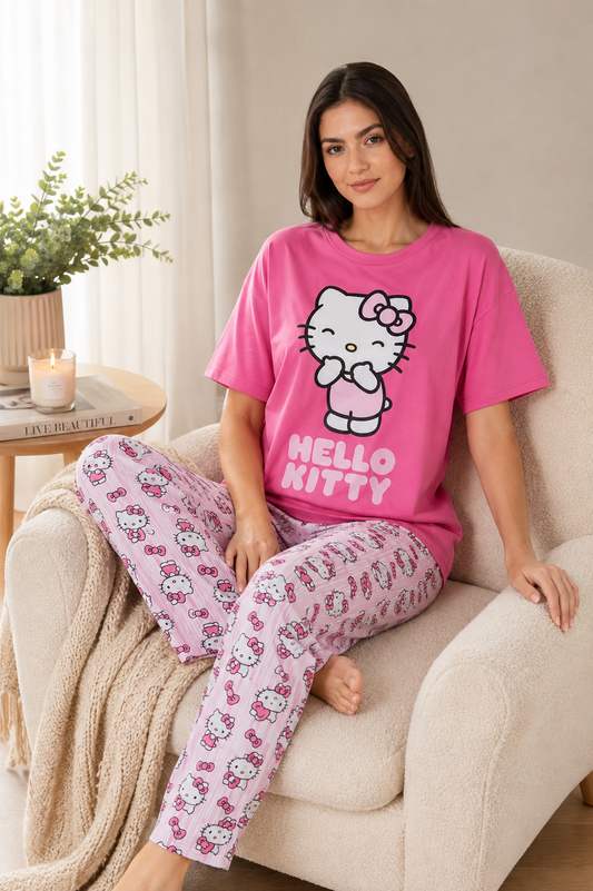 Hello Kitty Pijama de Pantalón