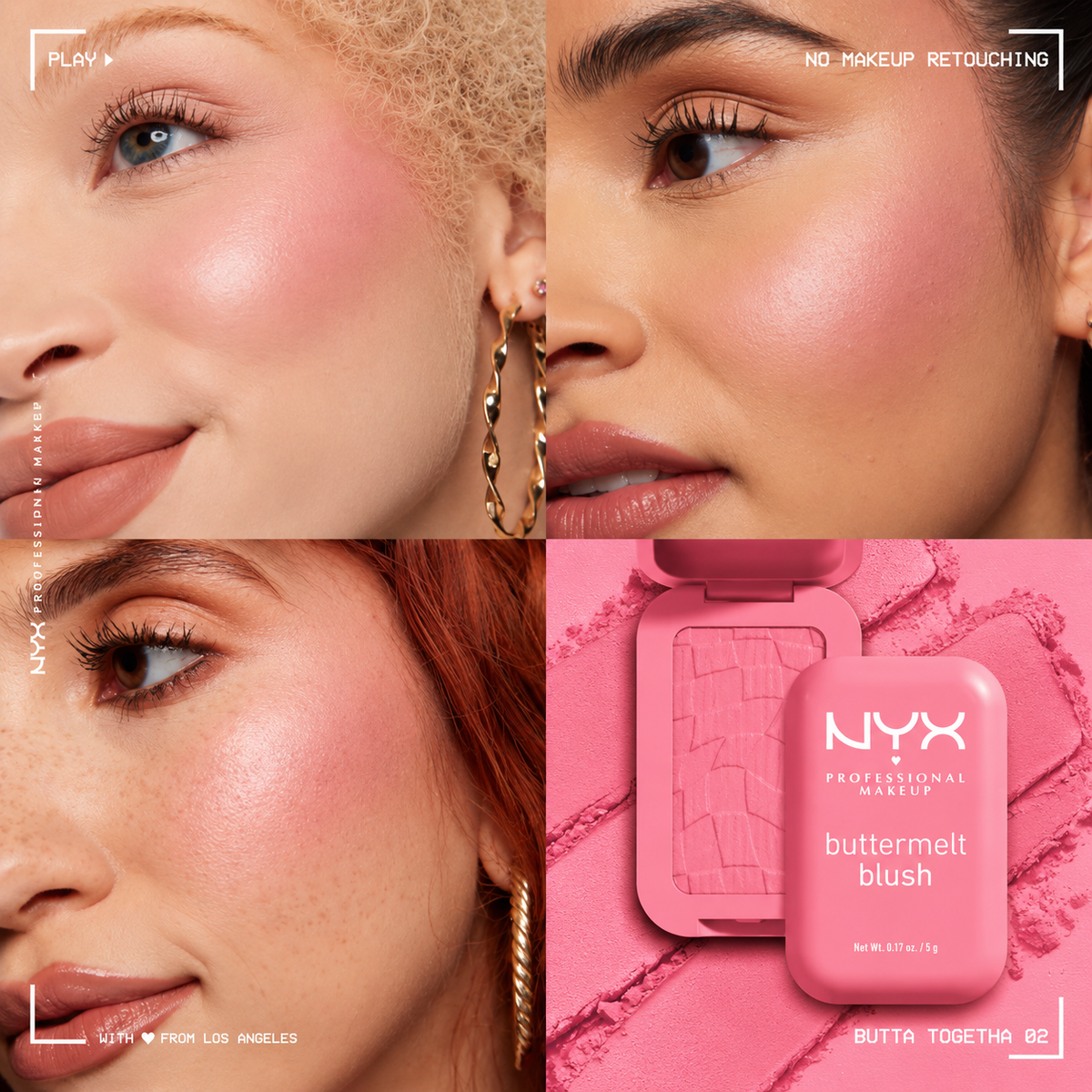 NYX Professional Makeup Buttermelt Blush