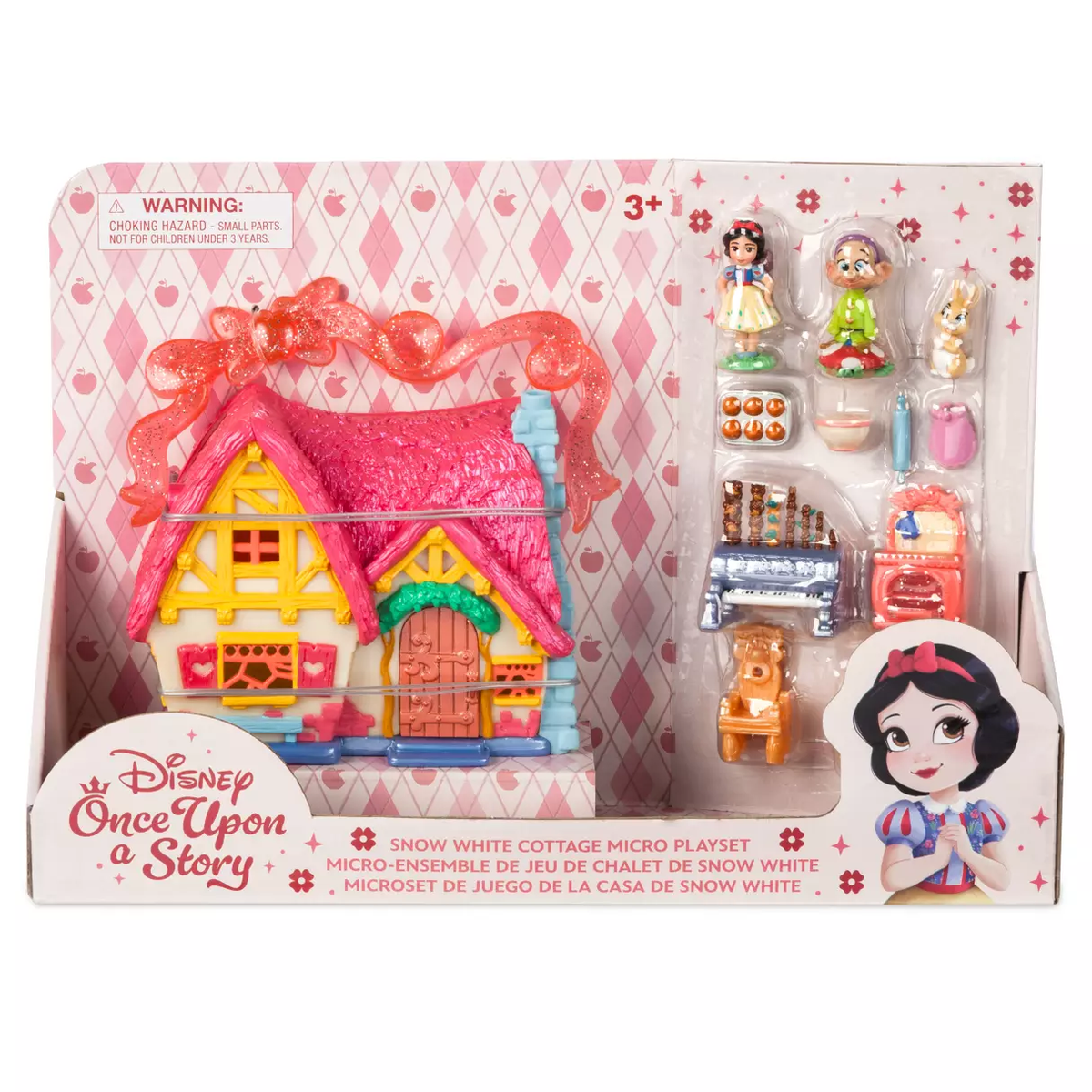 Snow White Cottage Micro Play Set – Snow White and the Seven Dwarfs