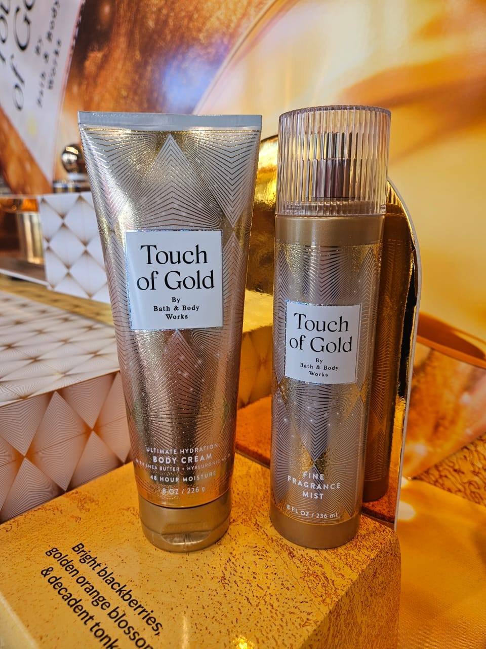 Set 2pcs Touch of Gold