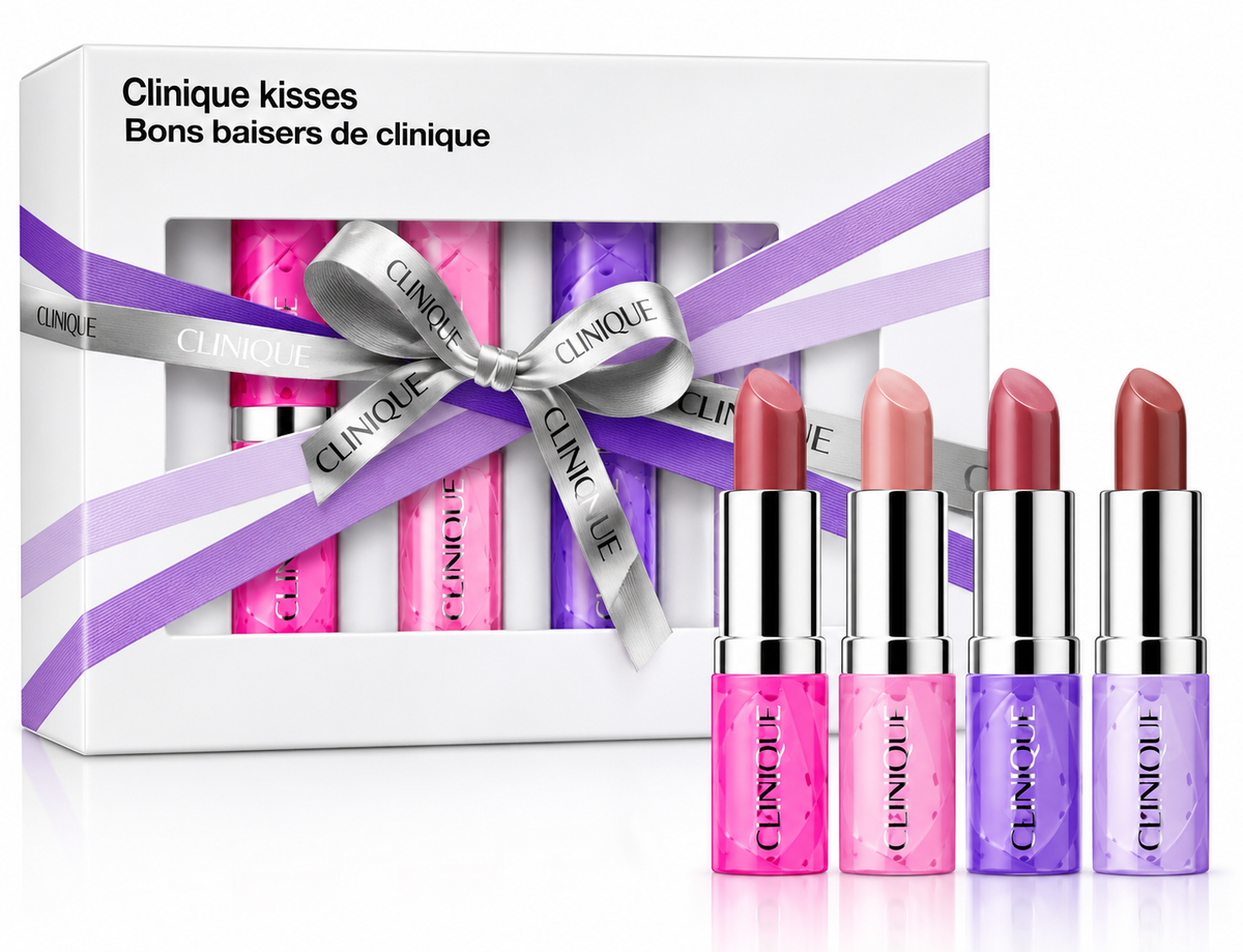 Clinique 4-Piece Lipstick Gift Set