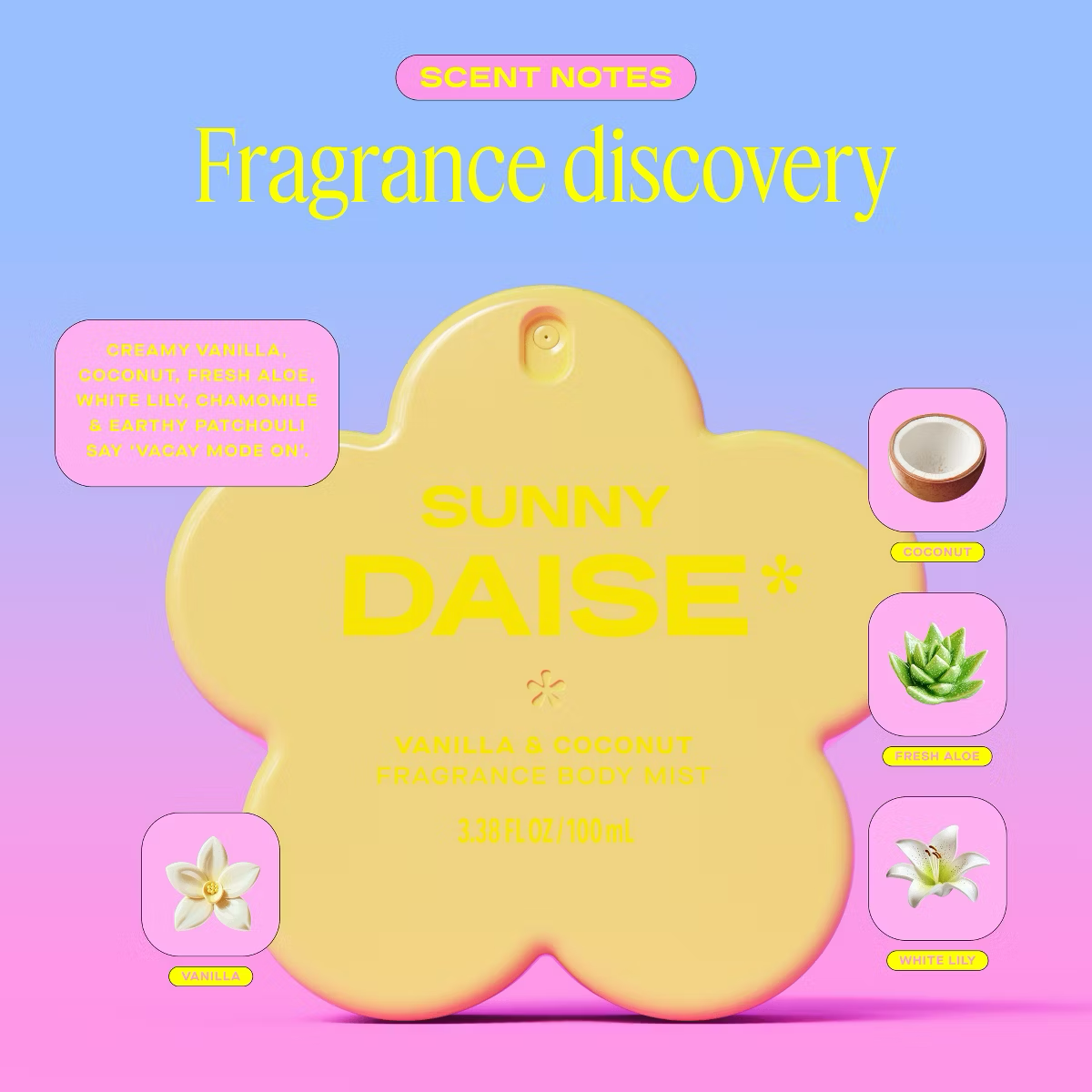 DAISE Fragrance Women's Body Mist - Sunny