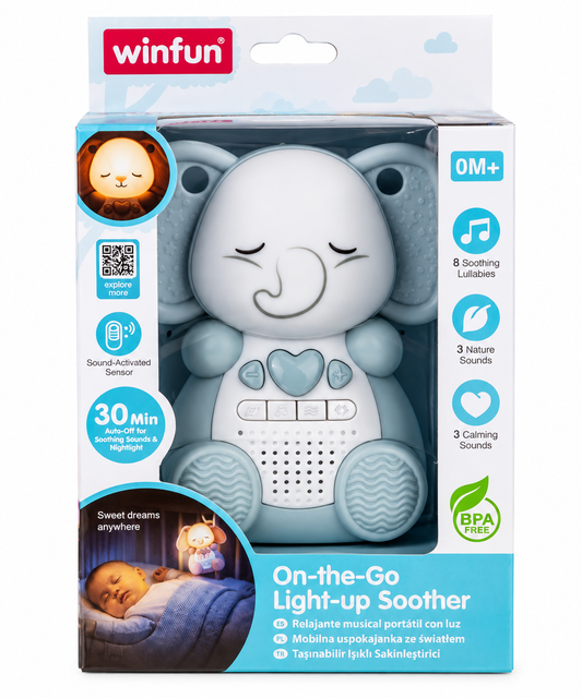 On-the-Go Light-up Soother - Elephant | Baby Product