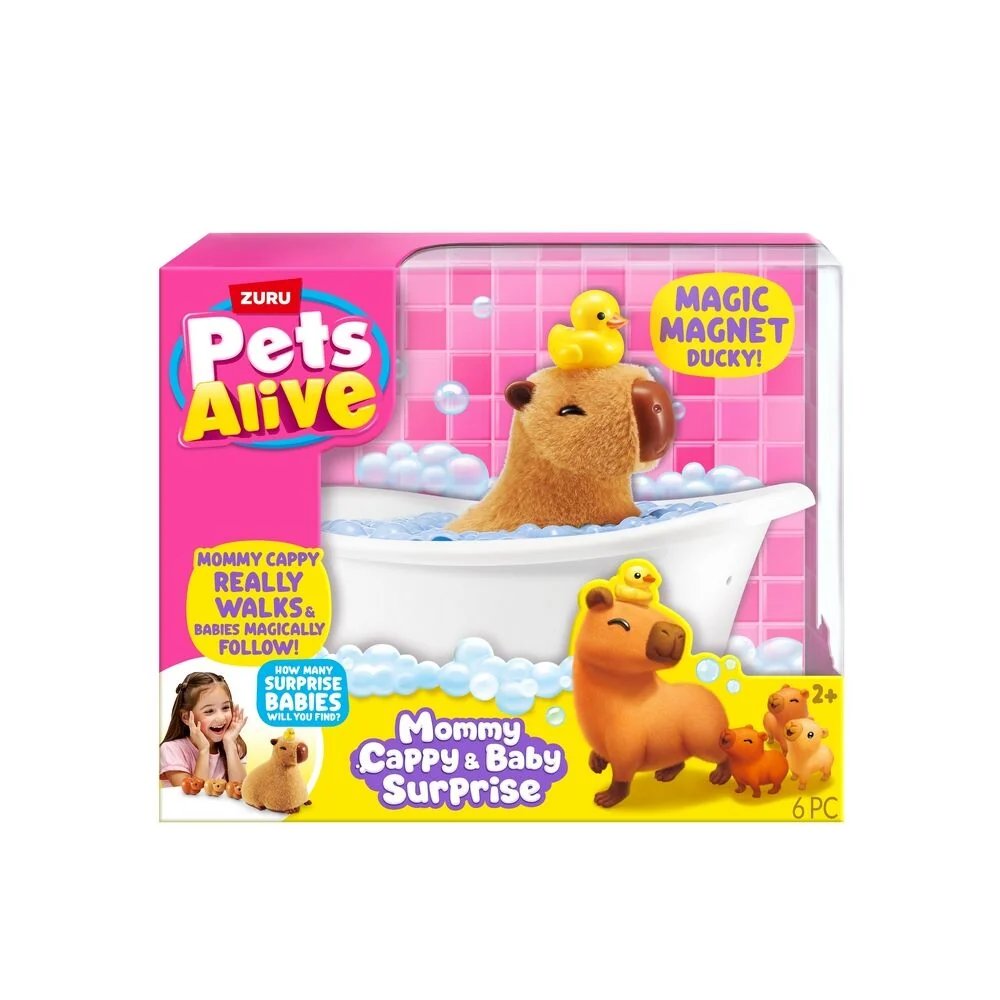 Pets Alive By Zuru Mommy Capybara And Baby Surprise Set