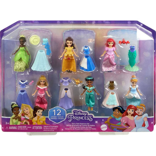 Disney Princess Fairy-Tale Dolls and Fashions Set