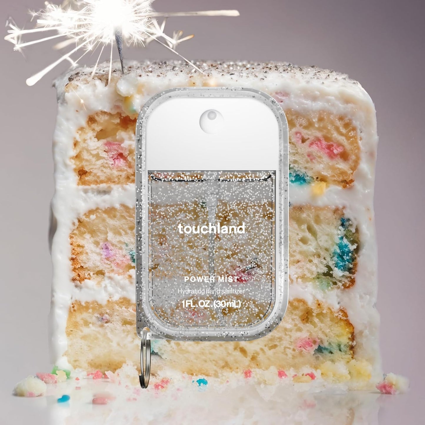 Touchland Special Edition Confetti Cake Mist + Frosted Sparkle Case Set