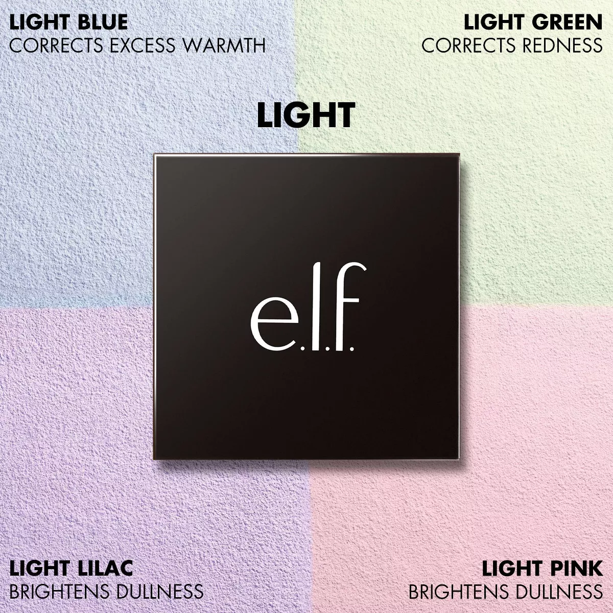 Elf Set It Bright Correcting & Brightening Setting Powder Quad