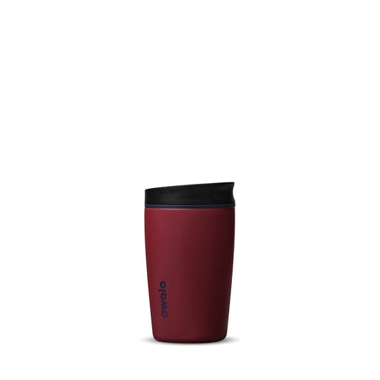 Owala SmoothSip Slider 12oz Insulated Stainless Steel Tumbler Burgundy Bay