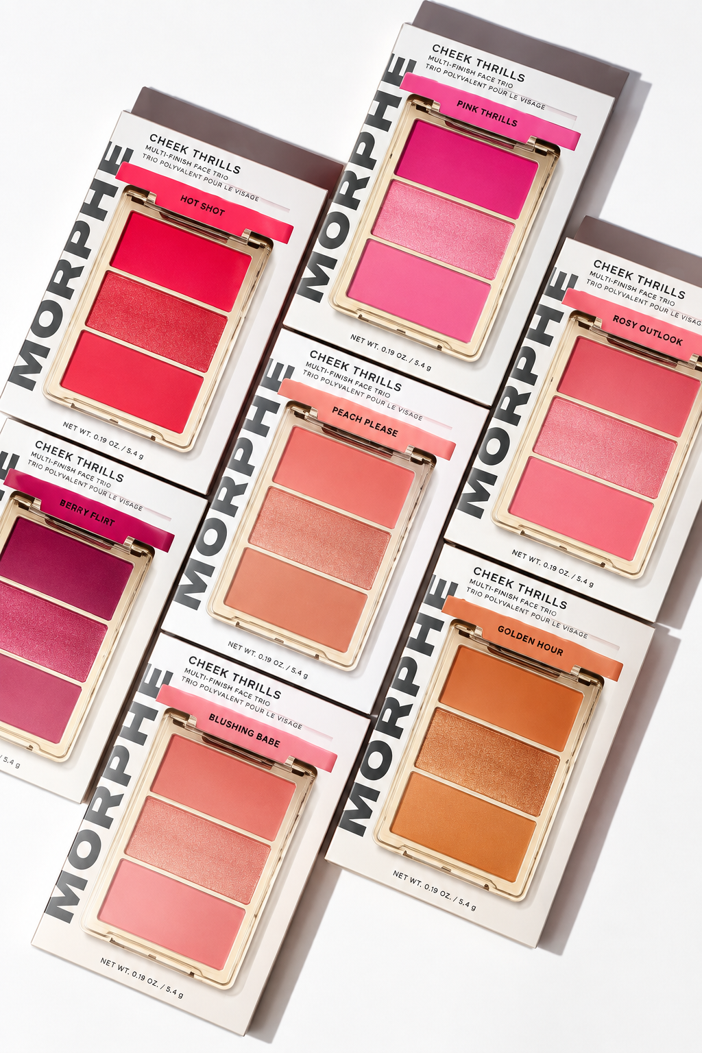 Morphe Cheek Thrills Multi-Finish Face Trio