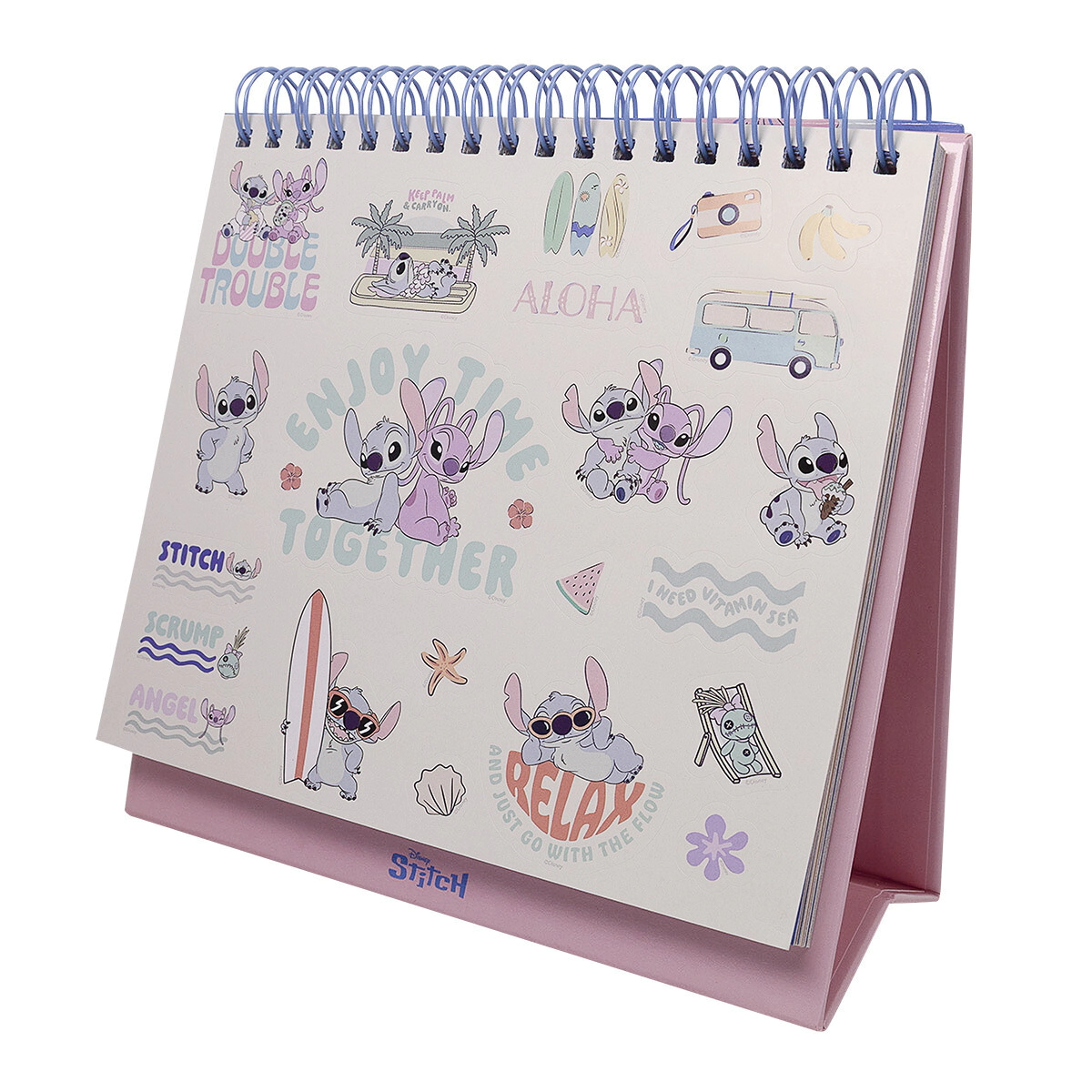 Calendario de Escritorio 2027 Stitch