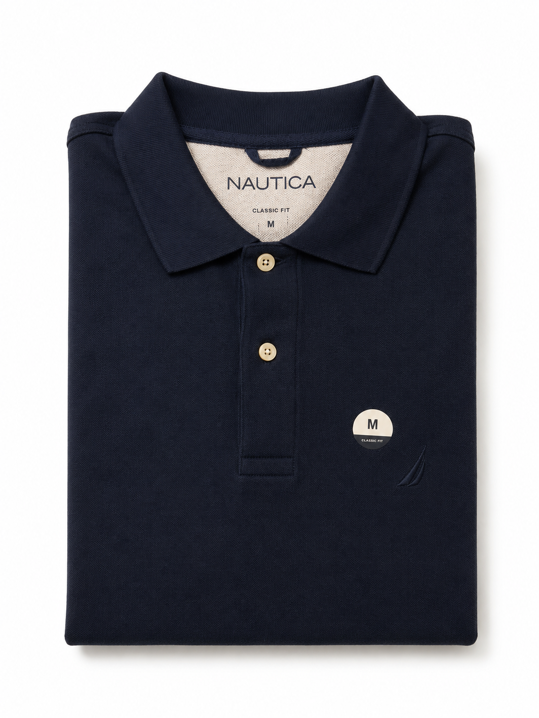 Camisa Tipo Polo Náutica Azul