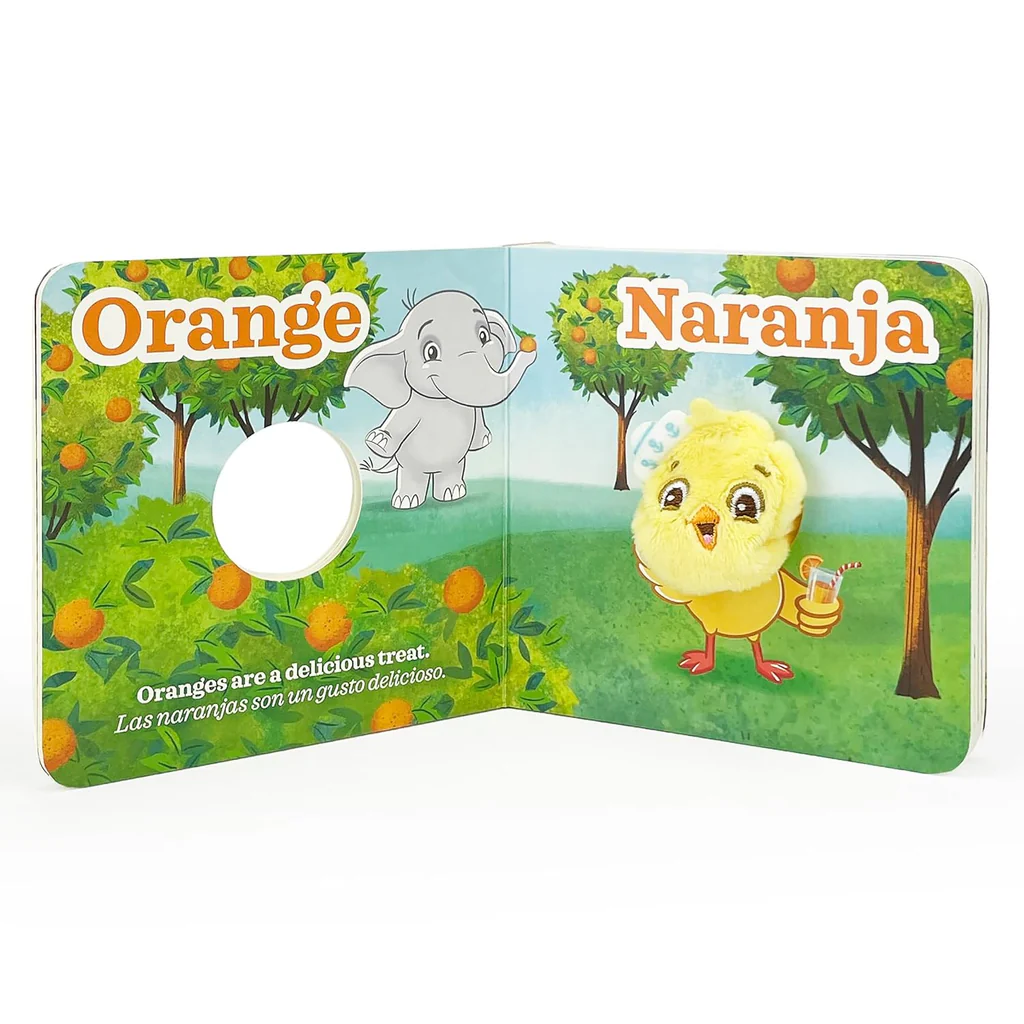 Canticos Colores libro de marionetas / Colors Puppet Book (Bilingual)