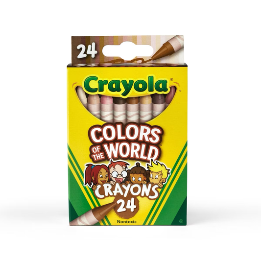 Crayola 24ct Crayons Colors of the World: Multicultural Coloring Crayons