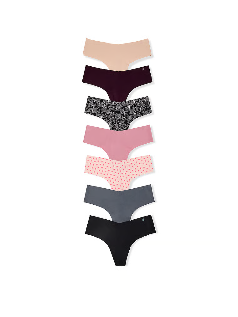 Victoria's Secret 7-Pack No-Show Thong Panties