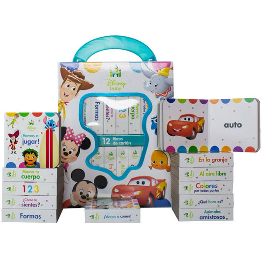 Disney Baby Spanish - My First Library 12 Block set