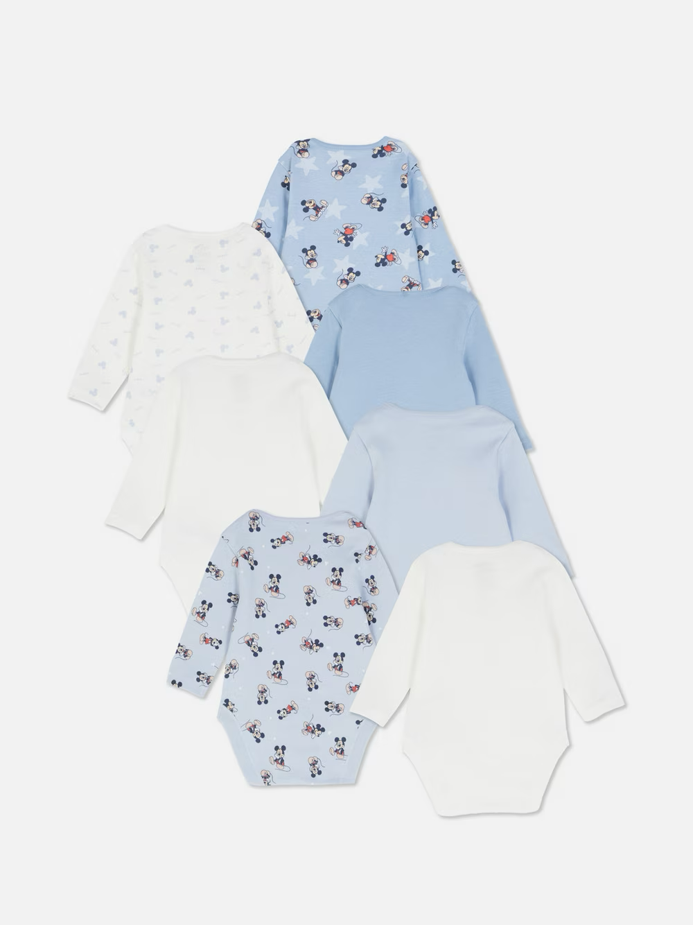 Pack de 7 Mamelucos Mickey Mouse