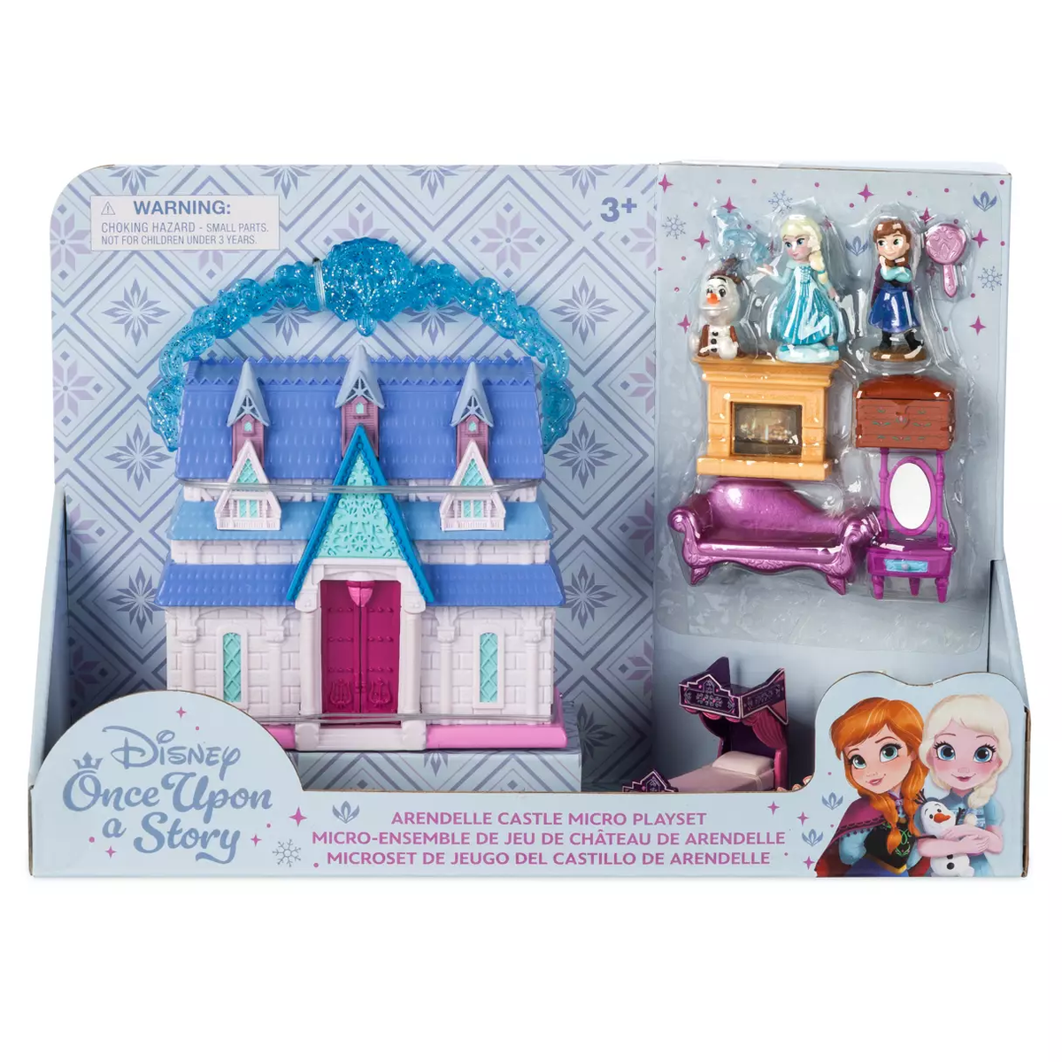 Anna and Elsa Arendelle Castle Micro Play Set – Frozen