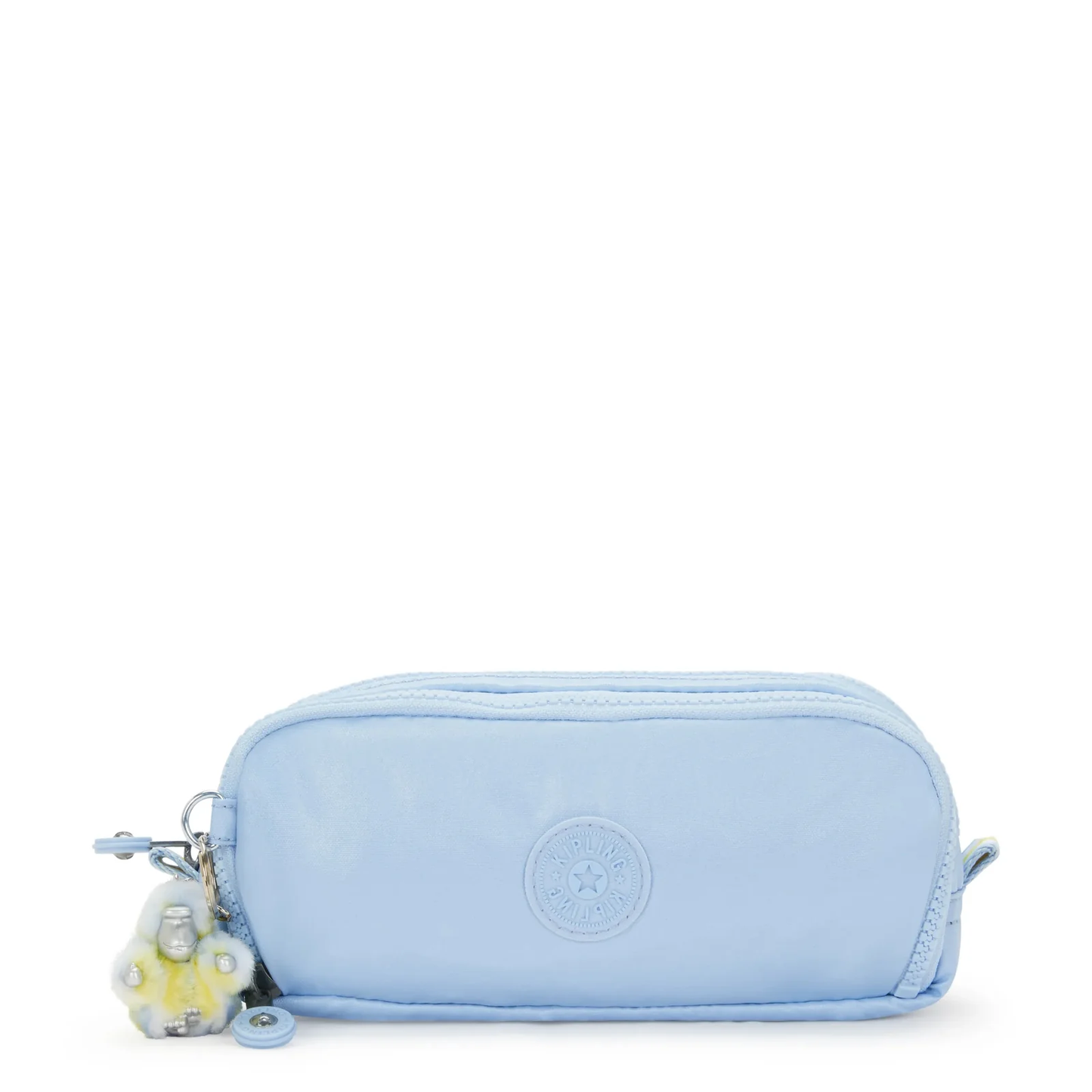 Kipling GITROY METALLIC PENCIL CASE Clear Sky Metallic