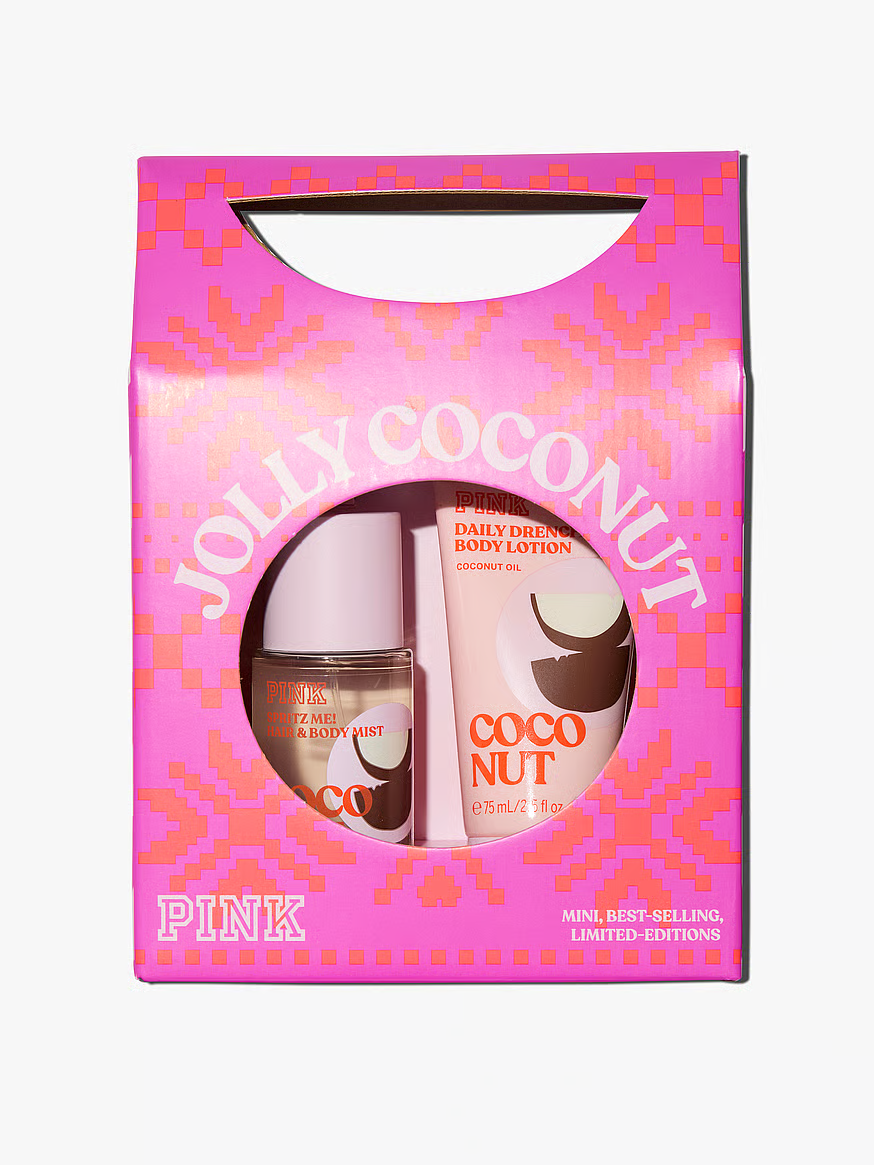 Pink Jolly Coconut Body Care Gift Set
