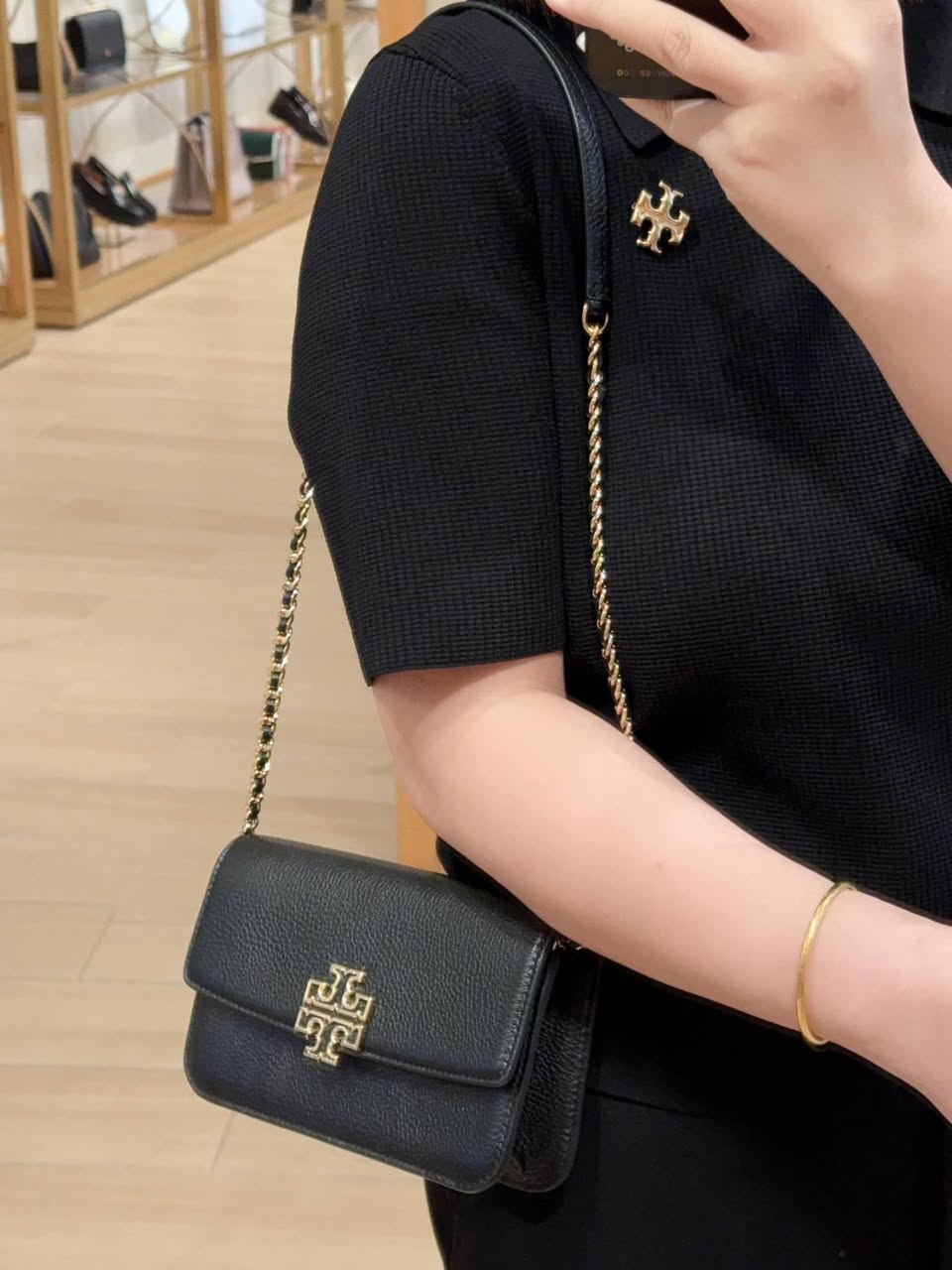 Tory Burch Britten Chain Wallet