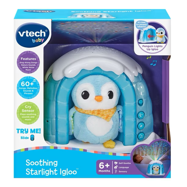 VTech Soothing Starlight Star Projector Sound Machine Night
