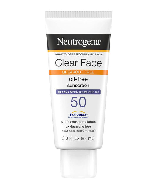 Bloqueador Neutrogena Clear Face SPF50